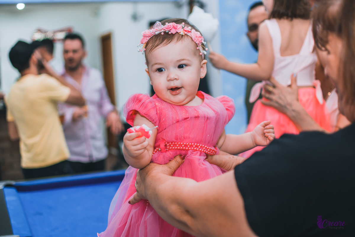 Aniversário infantil com tema bolofofos, realizado no Buffet É Pique em Mauá. Fotógrafo. Festa de menina.
