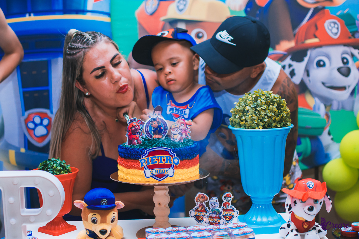 Festa de menino, tema Patrulha Canina. Aniversário de 2 anos masculino. Fotógrafo Mauá, Buffet, Buffet infantil. fotografia de aniversário.