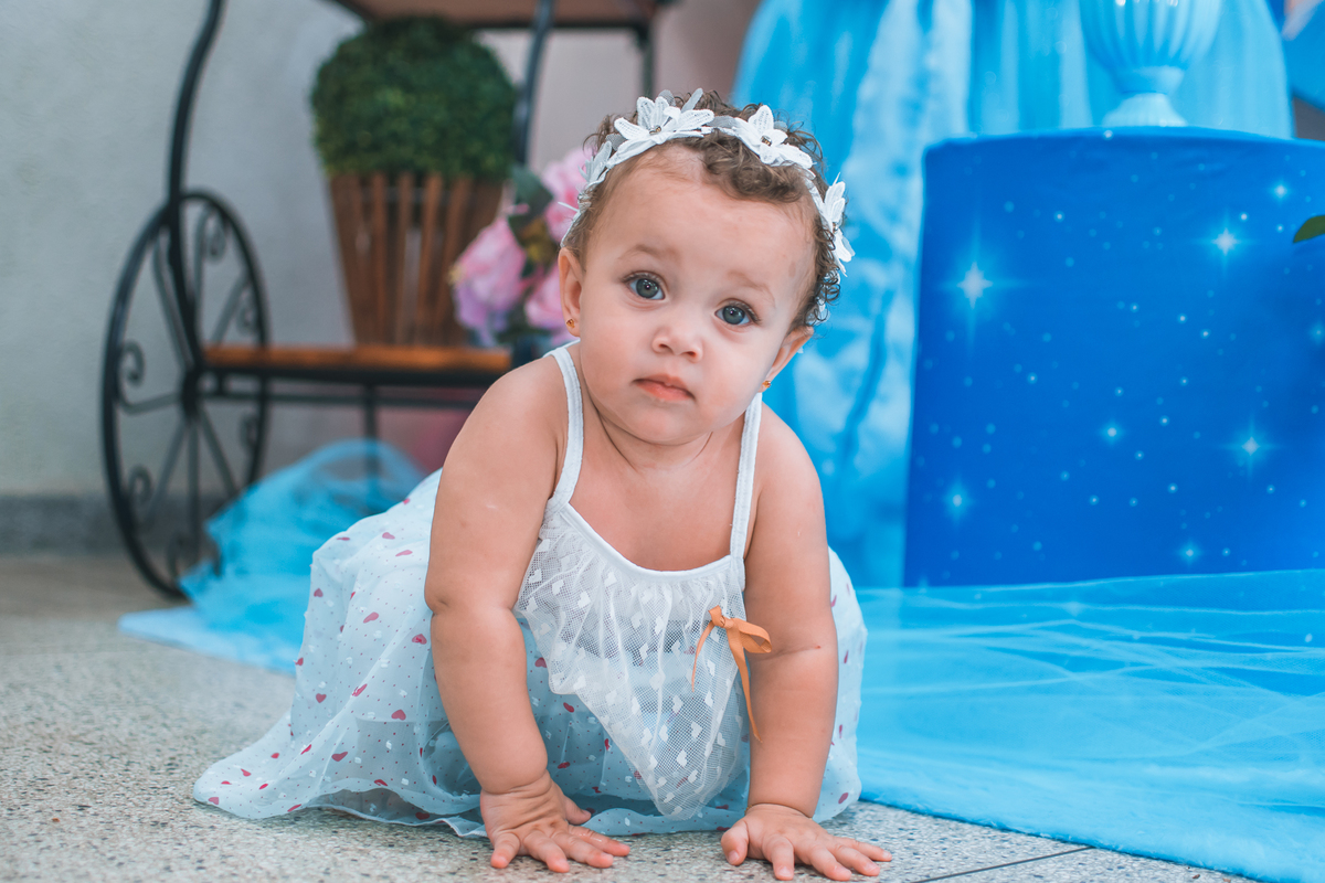 Aniversário infantil, realizado na cidade de Guarulhos em SP. Aniversário  de 1 aninho de menina , com o tema Cinderela. fotógrafo São Paulo. Buffet Planeta park festas.