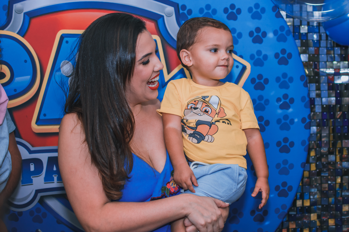 Aniversário de menino com tema patrulha canina, festa realizada no buffet infantil Terra do Nunca, localizado em Santo André. ABC Paulista. Fotógrafo Santo André.