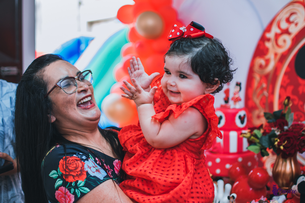 Aniversário infantil de um aninho com decoração tema minnie. Fotógrafo infantil em Mauá, ABC Paulista. Festa de menina, aniversário de 1 ano, festa de um ano, festa infantil. Fotógrafo Santo André, fotógrafo Mauá.