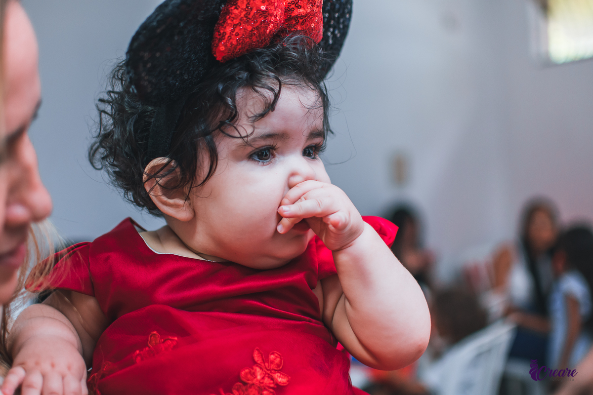 Aniversário infantil de um aninho com decoração tema minnie. Fotógrafo infantil em Mauá, ABC Paulista. Festa de menina, aniversário de 1 ano, festa de um ano, festa infantil. Fotógrafo Santo André, fotógrafo Mauá.