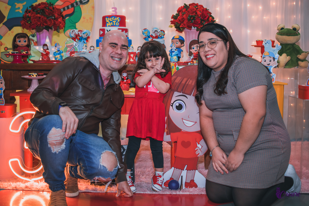 aniversário infantil, festa de menina, aniversário de 3 anos, tema de decoração Lucas Neto. Buffet Requinte festas kids, buffet Mauá, fotógrafo. 