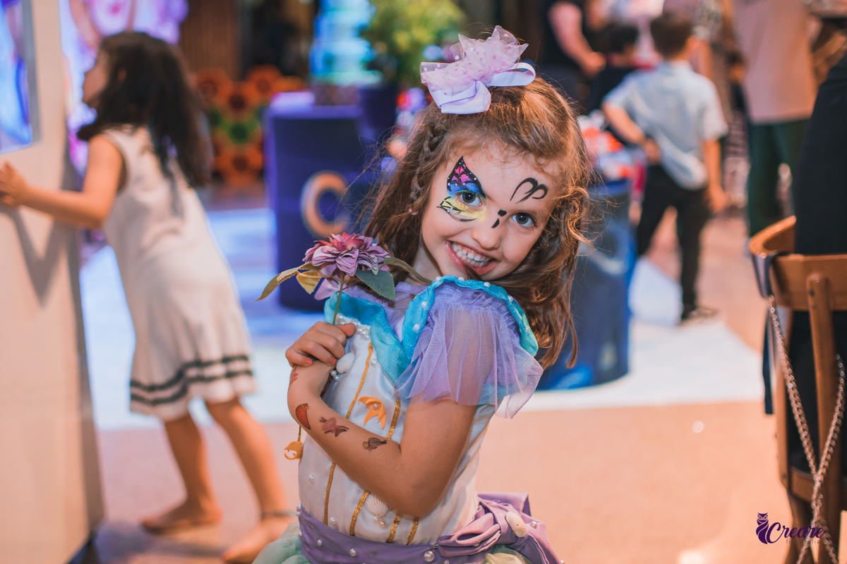Fotografia de festa infantil no buffet Toca do Leão em Santo André. Fotógrafo de aniversário infantil. Festa de 5 anos.