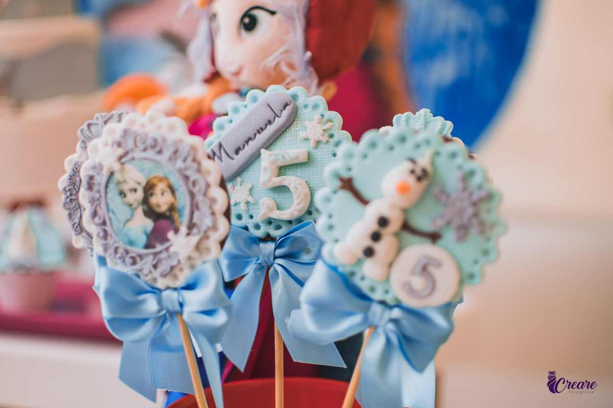 Fotografia de aniversário infantil: festa de uma menina de 5 anos com o tema Frozen. Festa infantil em casa, fotógrafo de festas infantis em Santo André.