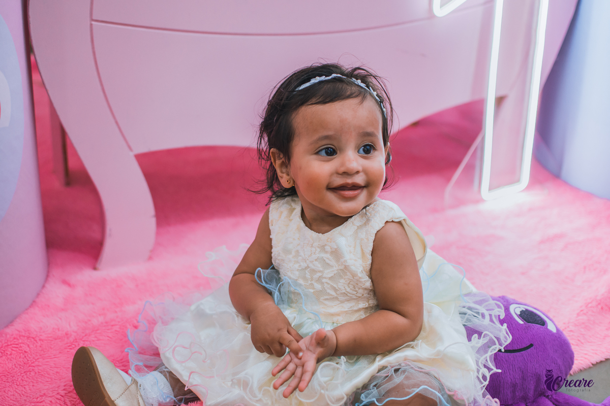 aniversário de um ano, festa infantil, buffet em santo andré, fotógrafo Santo André, Crockofest, decoração bolofofos. Primeiro ano do Bebê.