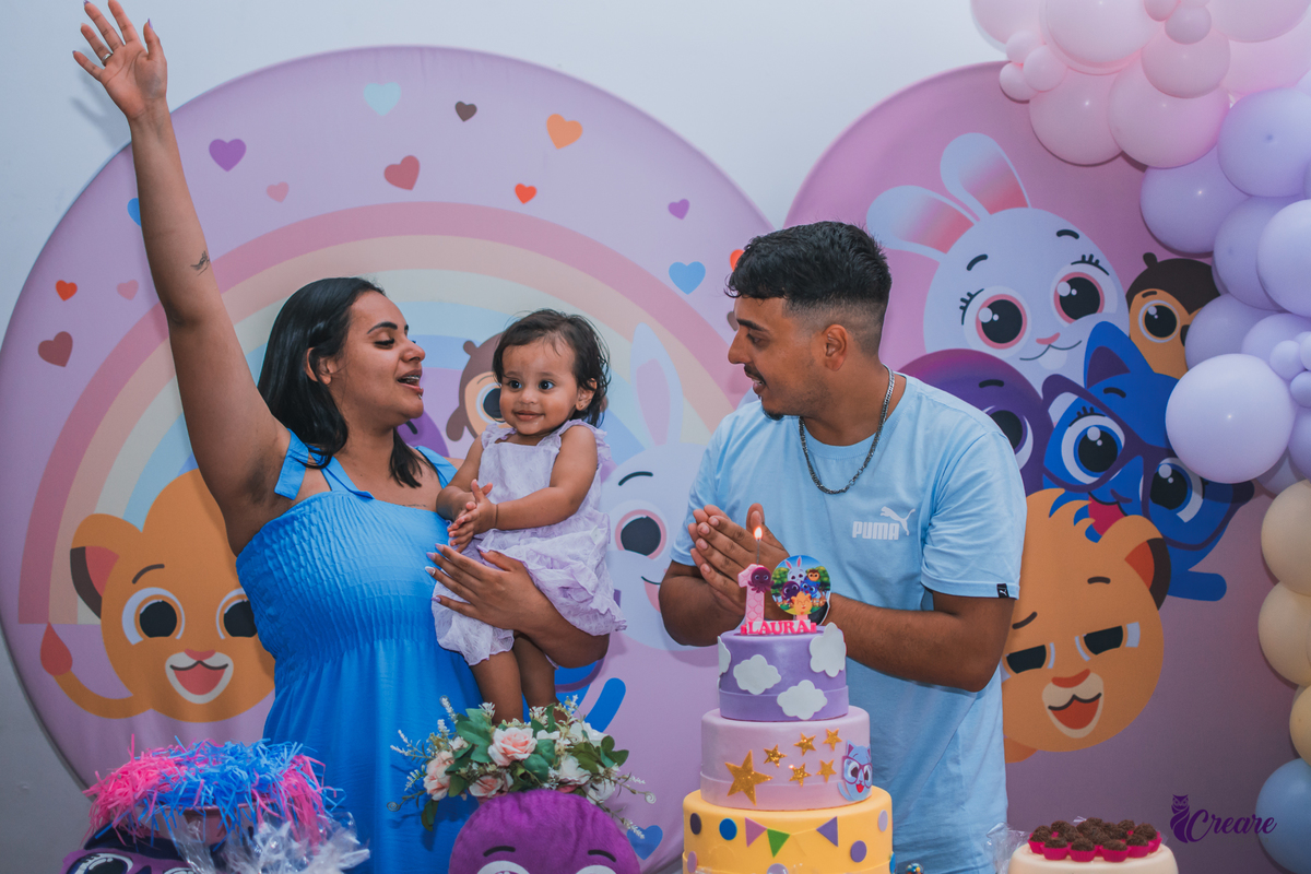 aniversário de um ano, festa infantil, buffet em santo andré, fotógrafo Santo André, Crockofest, decoração bolofofos. Primeiro ano do Bebê.