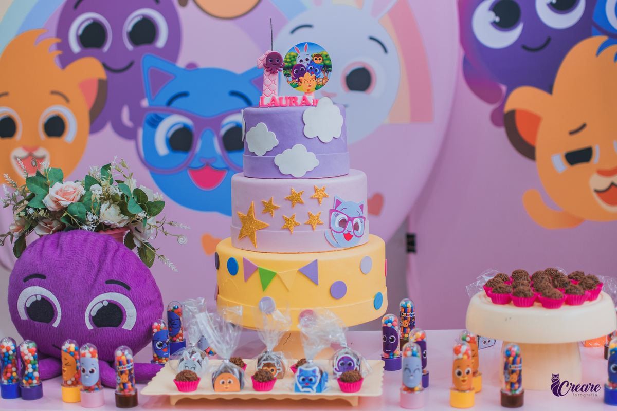 aniversário de um ano, festa infantil, buffet em santo andré, fotógrafo Santo André, Crockofest, decoração bolofofos. Primeiro ano do Bebê.