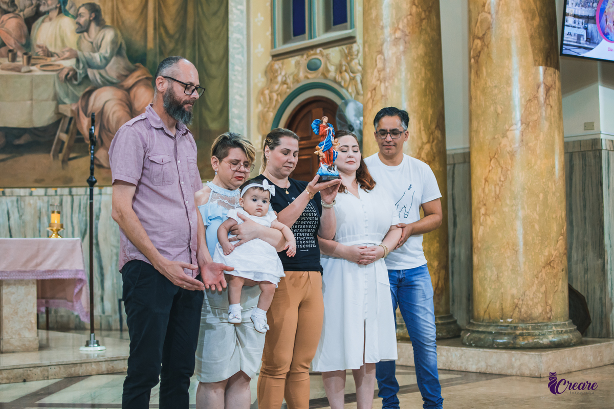fotografia de batizado na igreja Matriz de Santo André. Fotógrafo infantil, fotógrafo em Santo André.