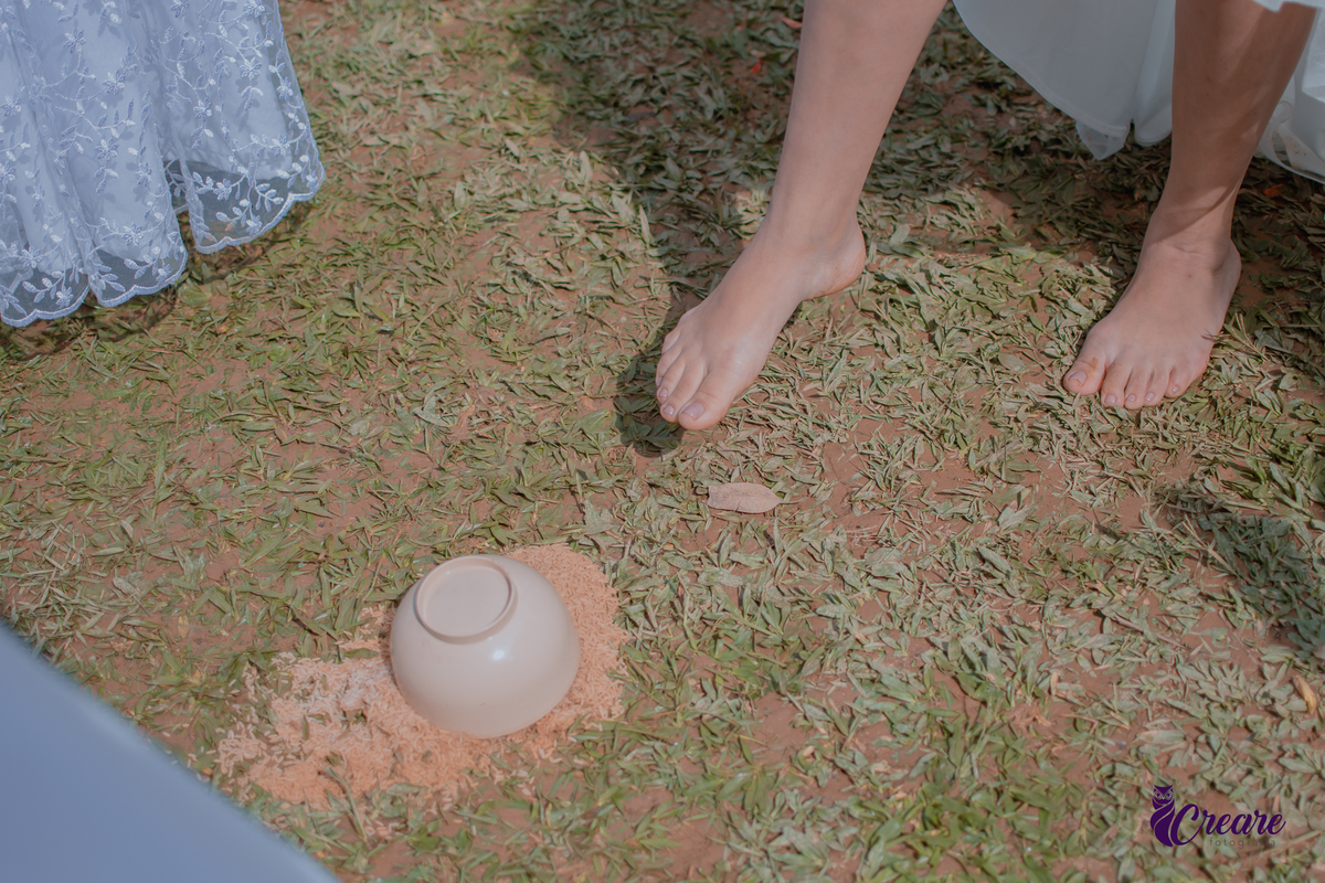 fotografia de renovação de votos de casamento na umbanda, fotógrafo Sâo Bernardo do Campo. Religião, natureza, casamento externo.