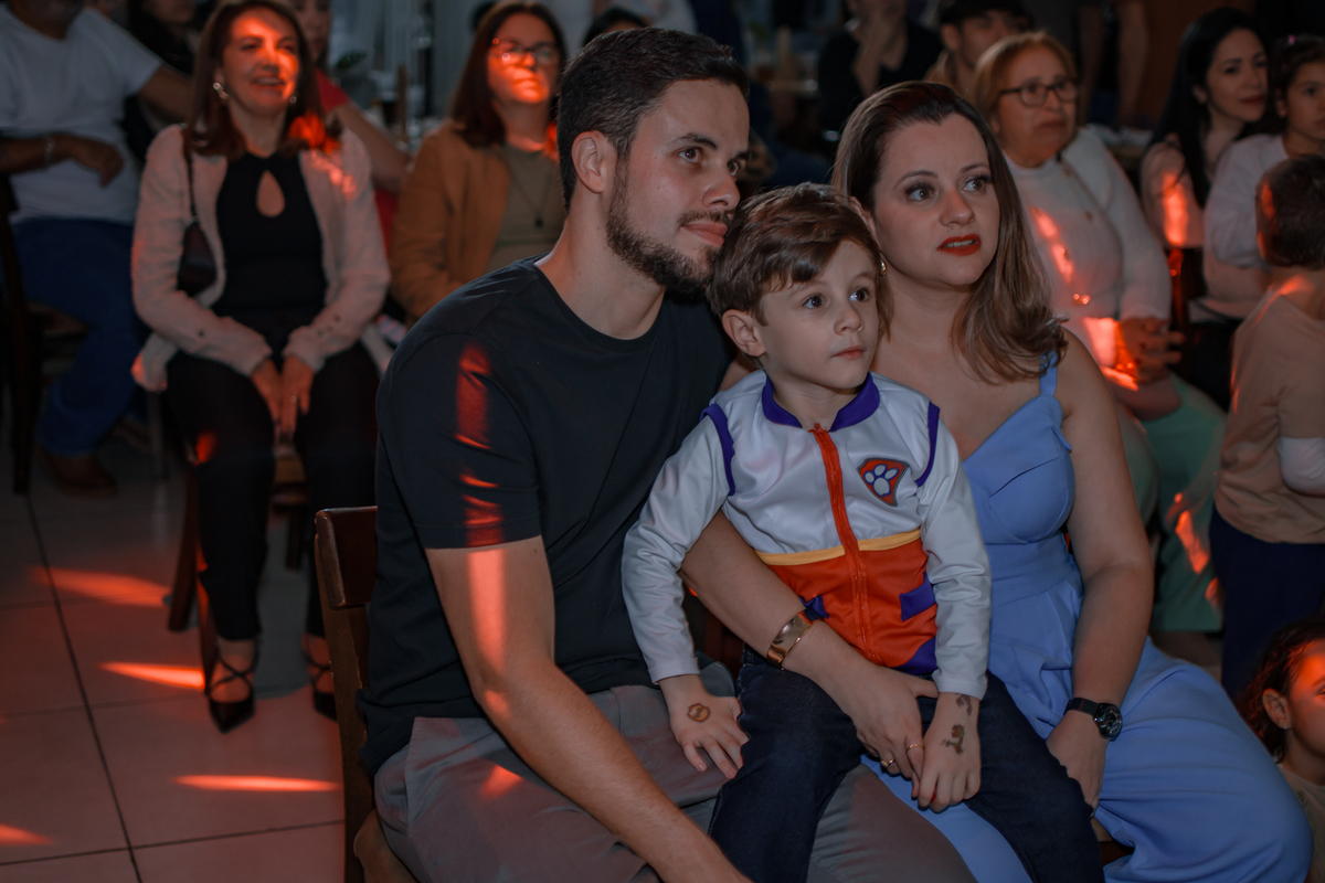 festa de aniversário infantil, aniversário de menino de 5 anos com tema Patrulha Canina. Buffet Megauê em São Bernardo do Campo.