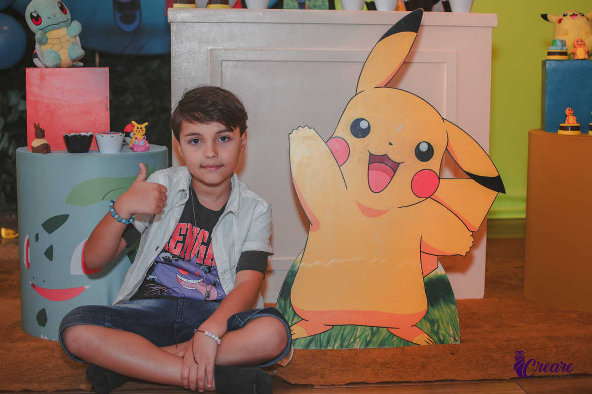 fotografia de aniversário de menino, festa de 8 anos, buffet fantastikids em São Bernardo do Campo.