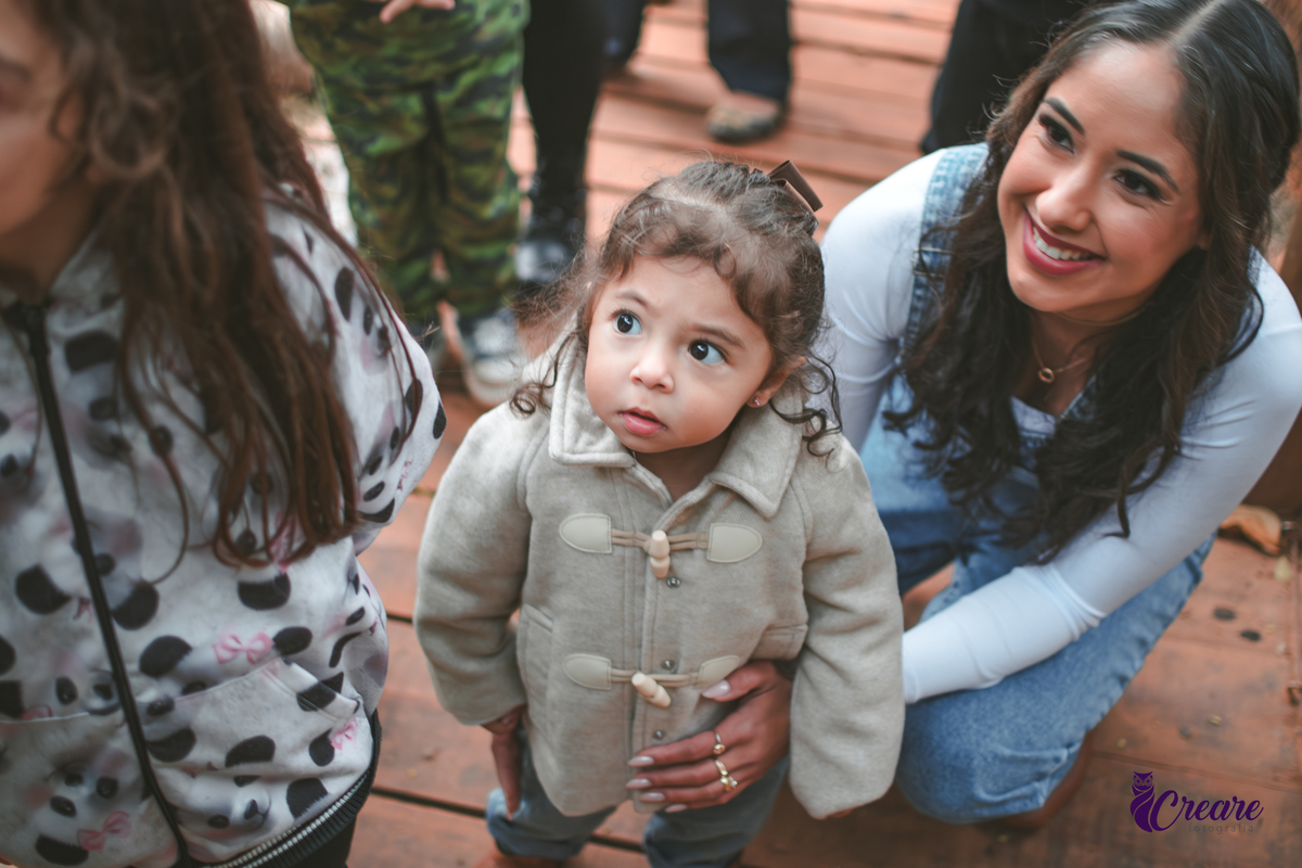 fotografia de aniversário de 2 anos de menina na Fazendinha Estação Natureza, no Ipiranga em São Paulo. Fotógrafo de aniversário infantil.  Decoração tema fazendinha.