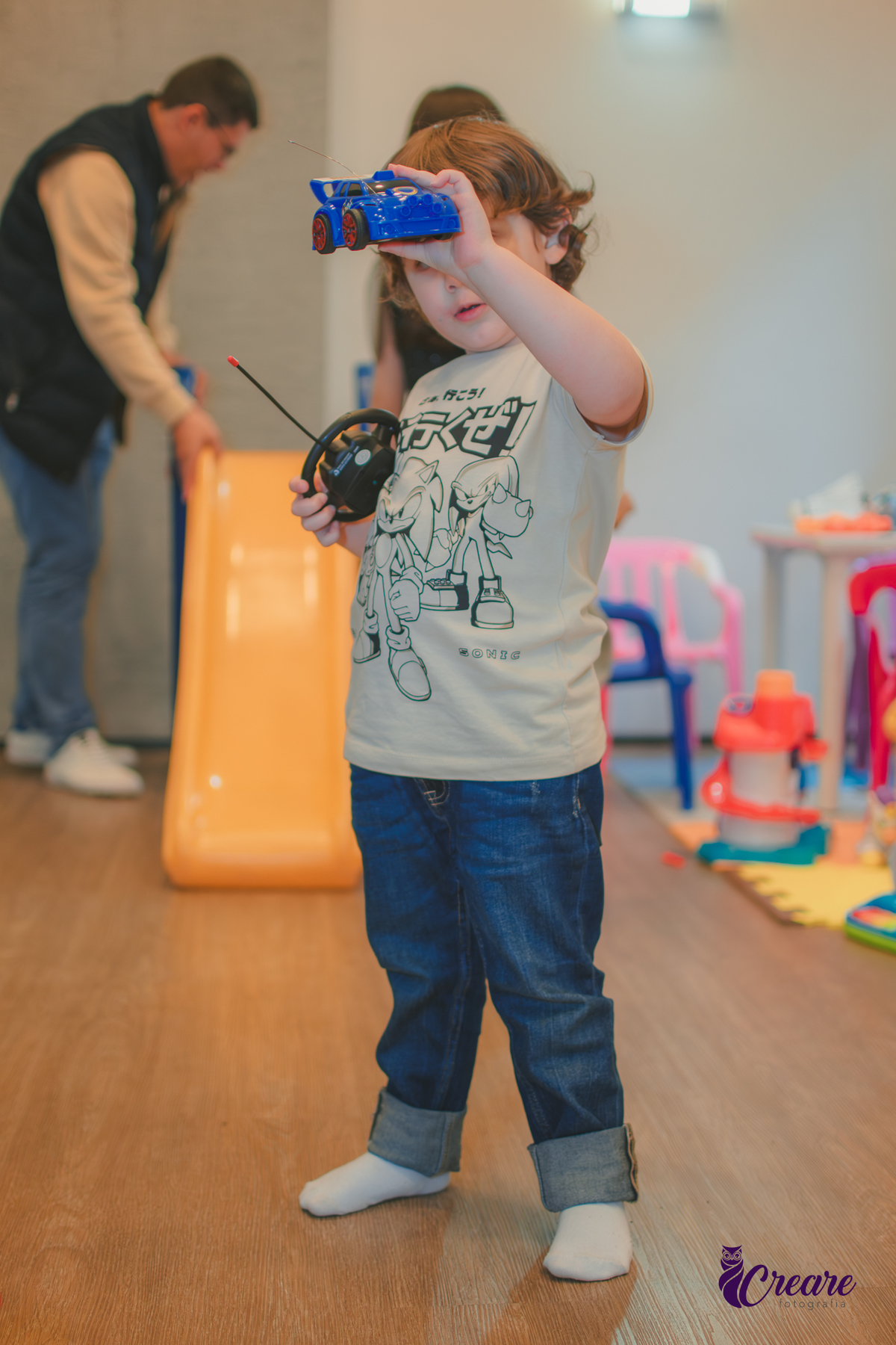 Aniversário de menino de 4 anos, festa infantil em São Bernardo do Campo. Decoração com tema Sonic, festa em casa.