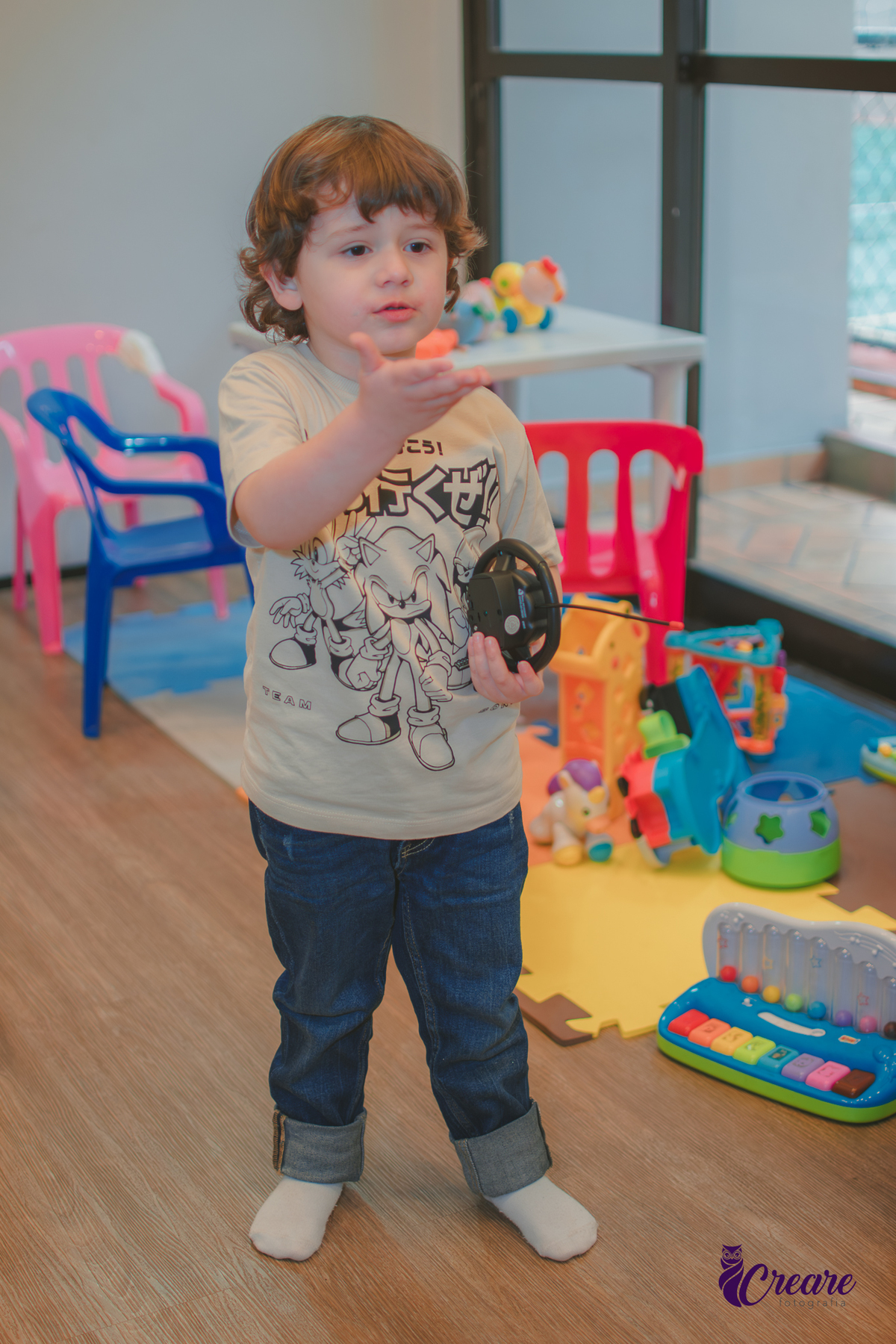 Aniversário de menino de 4 anos, festa infantil em São Bernardo do Campo. Decoração com tema Sonic, festa em casa.