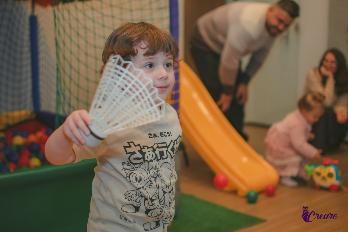Aniversário de menino de 4 anos, festa infantil em São Bernardo do Campo. Decoração com tema Sonic, festa em casa.