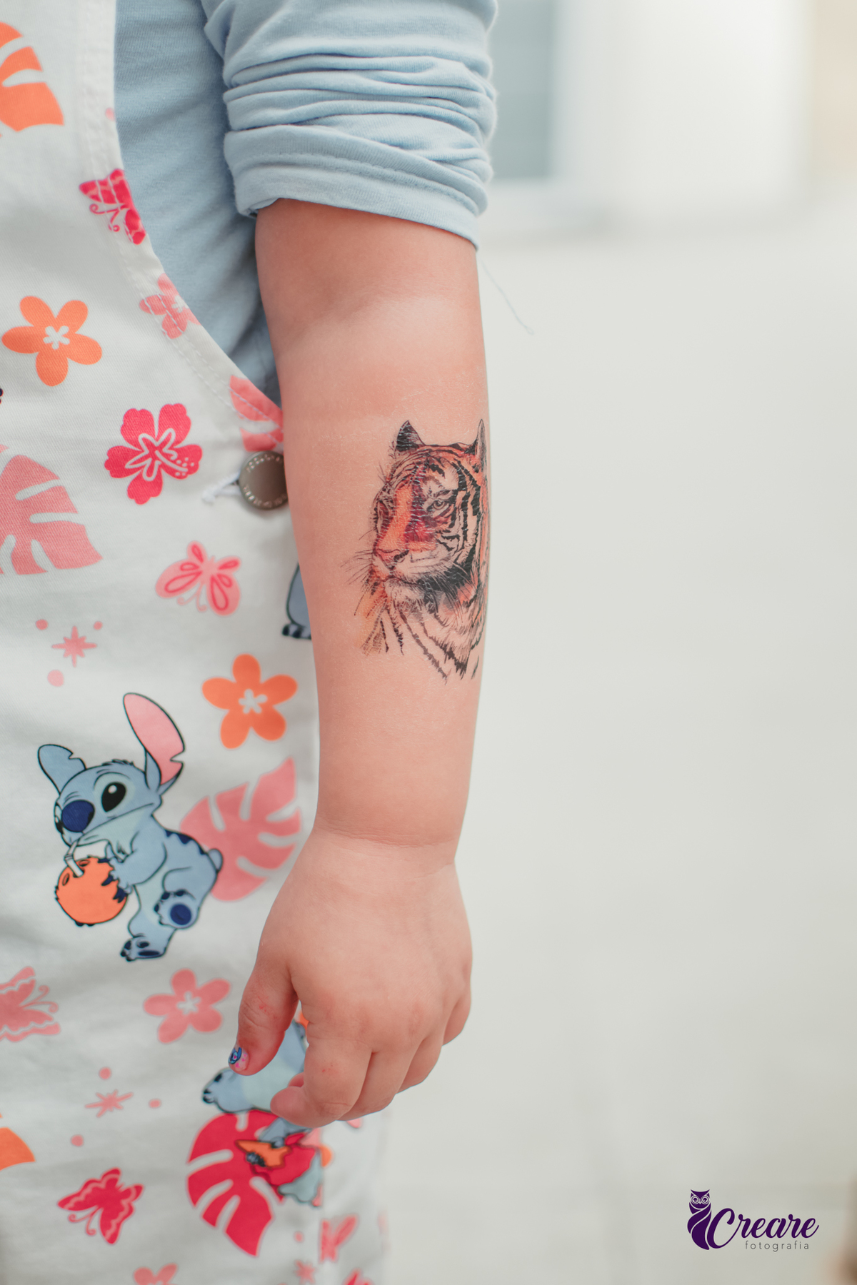 fotografia de aniversário infantil, festa de 5 anos de menina com tema Lillo e Stitch. Festa de aniversário em casa, fotógrafo em Santo André.