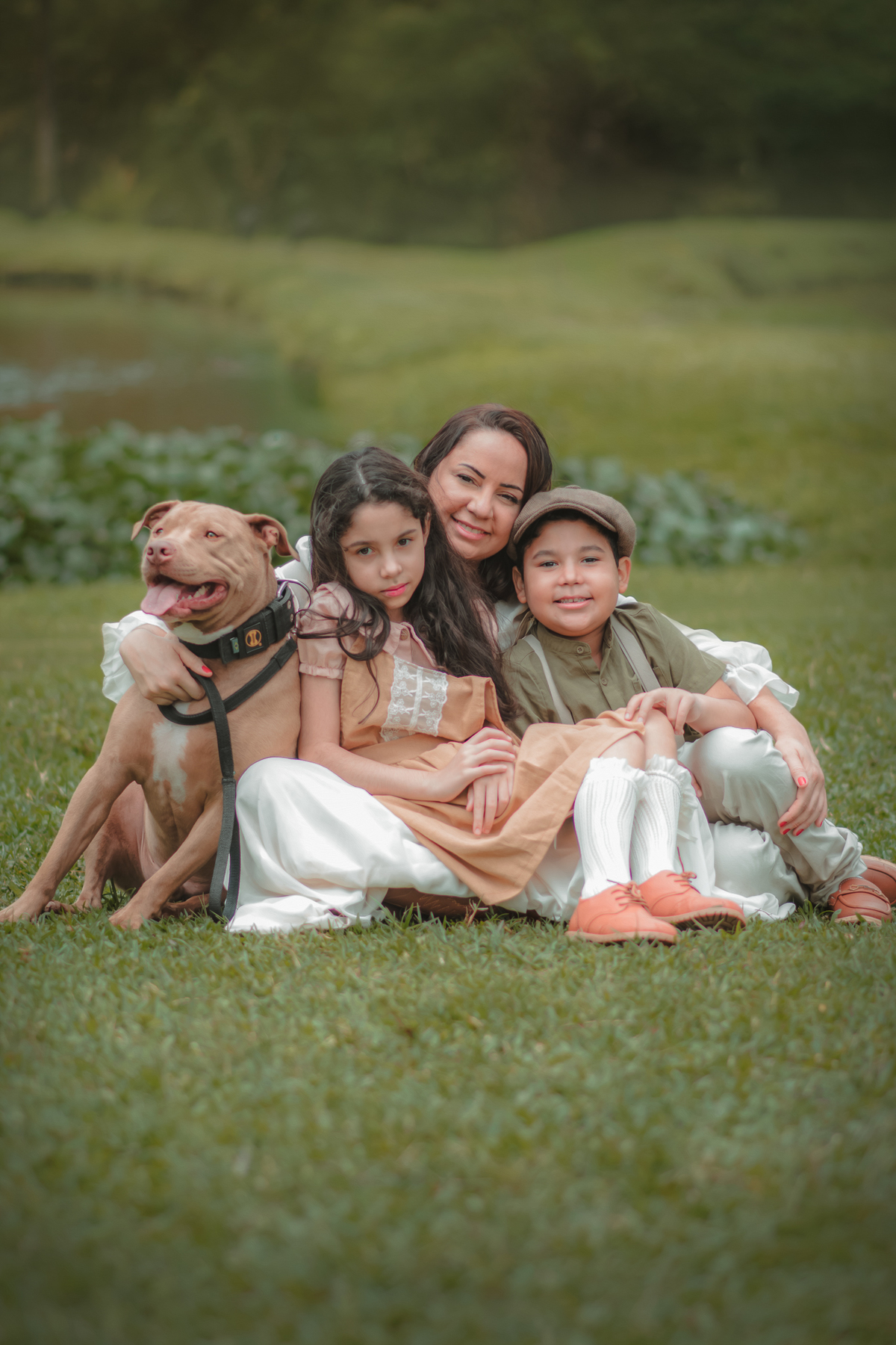 ensaio fotográfico em São bernardo do campo com estilo Cottagece. Fotografia artística de família estilo vintage.