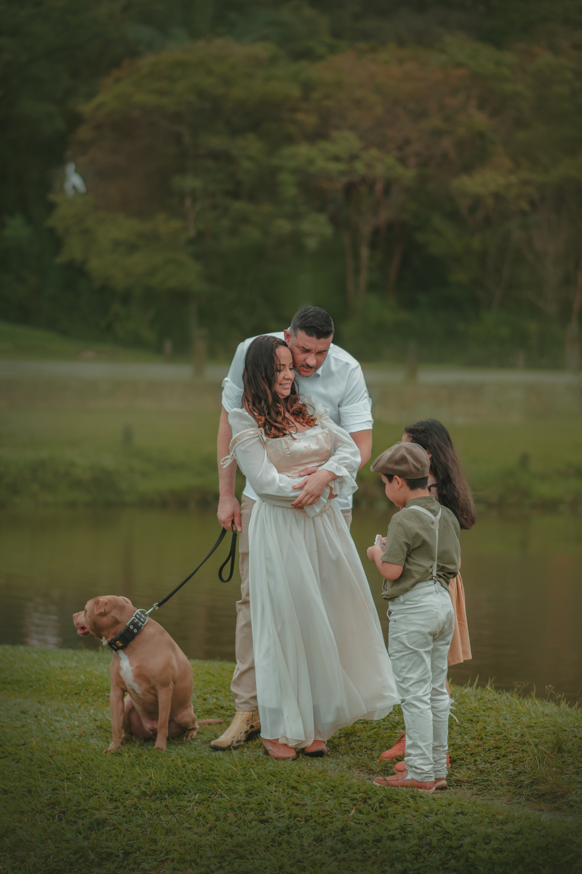 ensaio fotográfico em São bernardo do campo com estilo Cottagece. Fotografia artística de família estilo vintage.