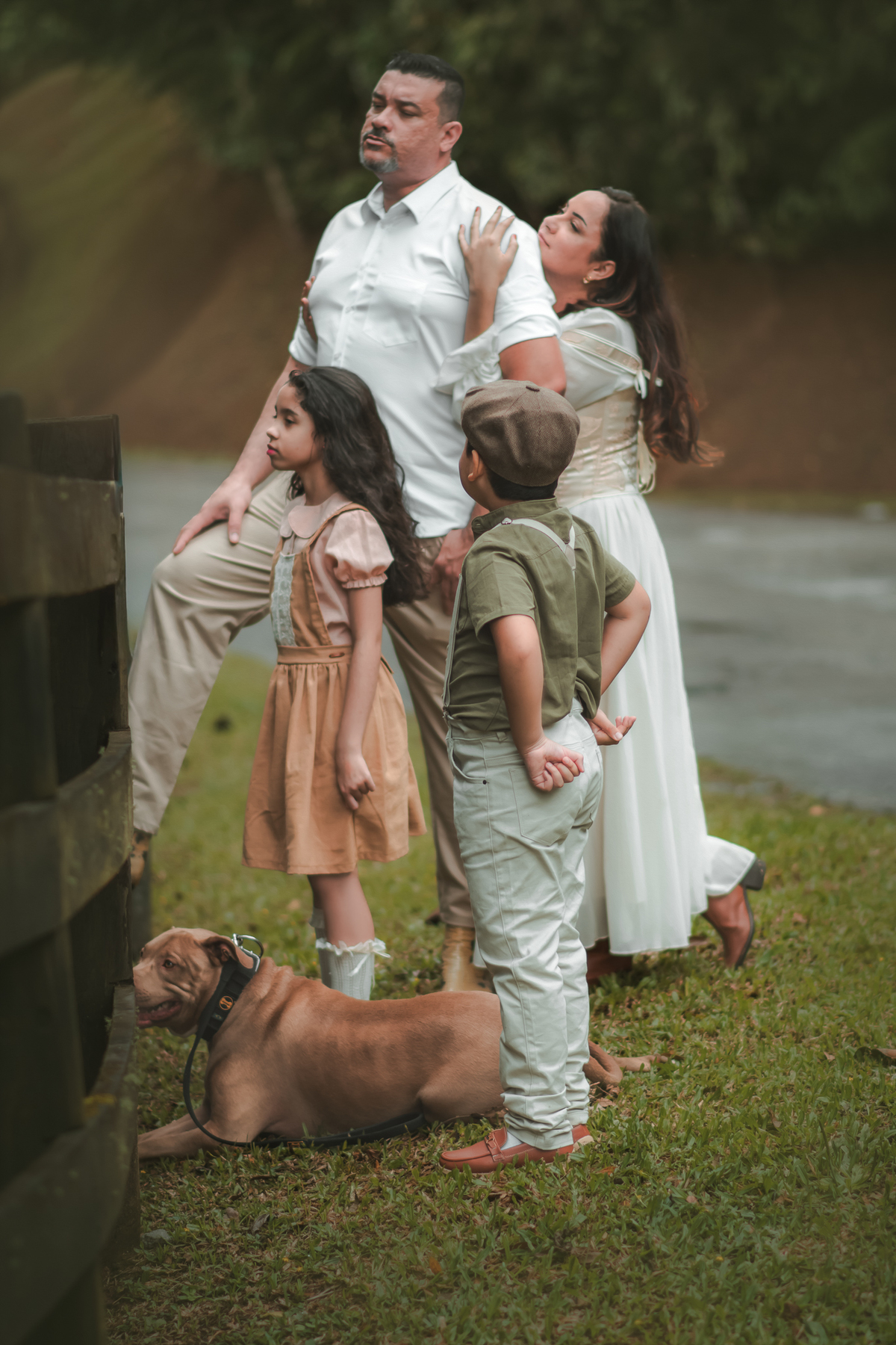 ensaio fotográfico em São bernardo do campo com estilo Cottagece. Fotografia artística de família estilo vintage.