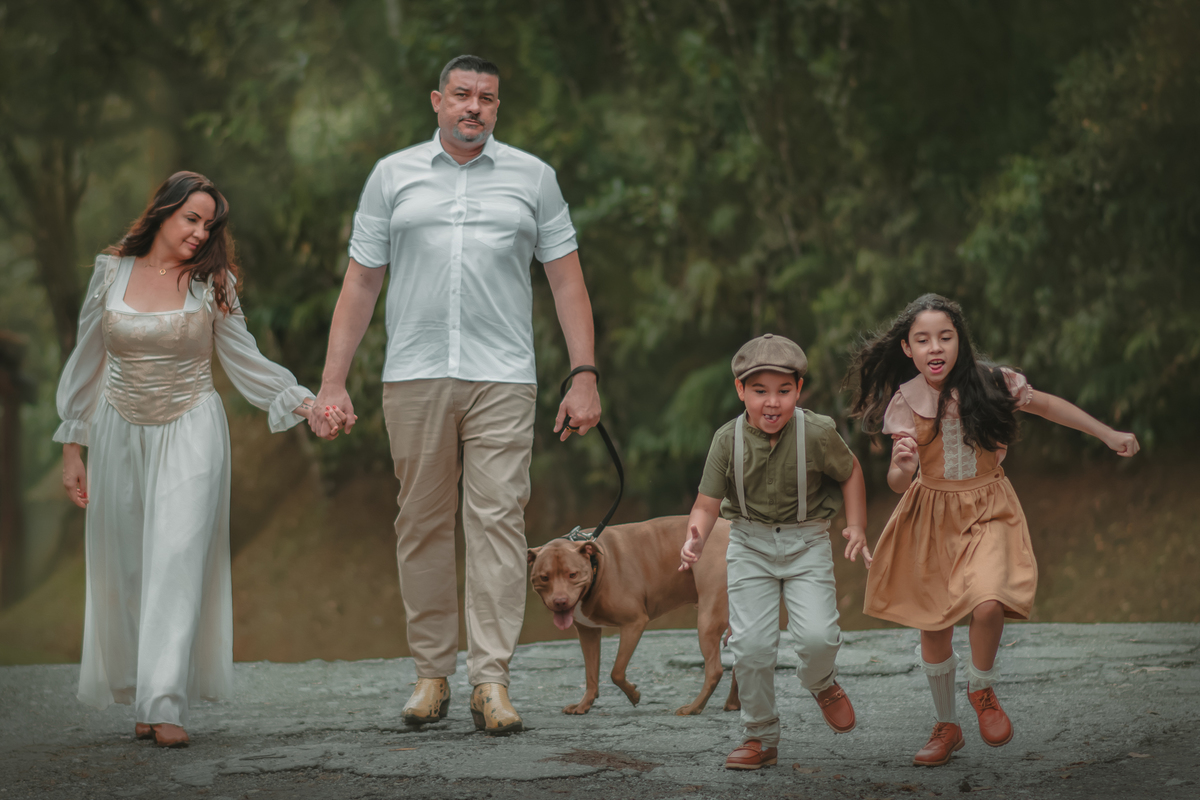 ensaio fotográfico em São bernardo do campo com estilo Cottagece. Fotografia artística de família estilo vintage.
