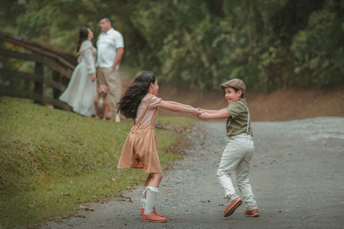 ensaio fotográfico em São bernardo do campo com estilo Cottagece. Fotografia artística de família estilo vintage.