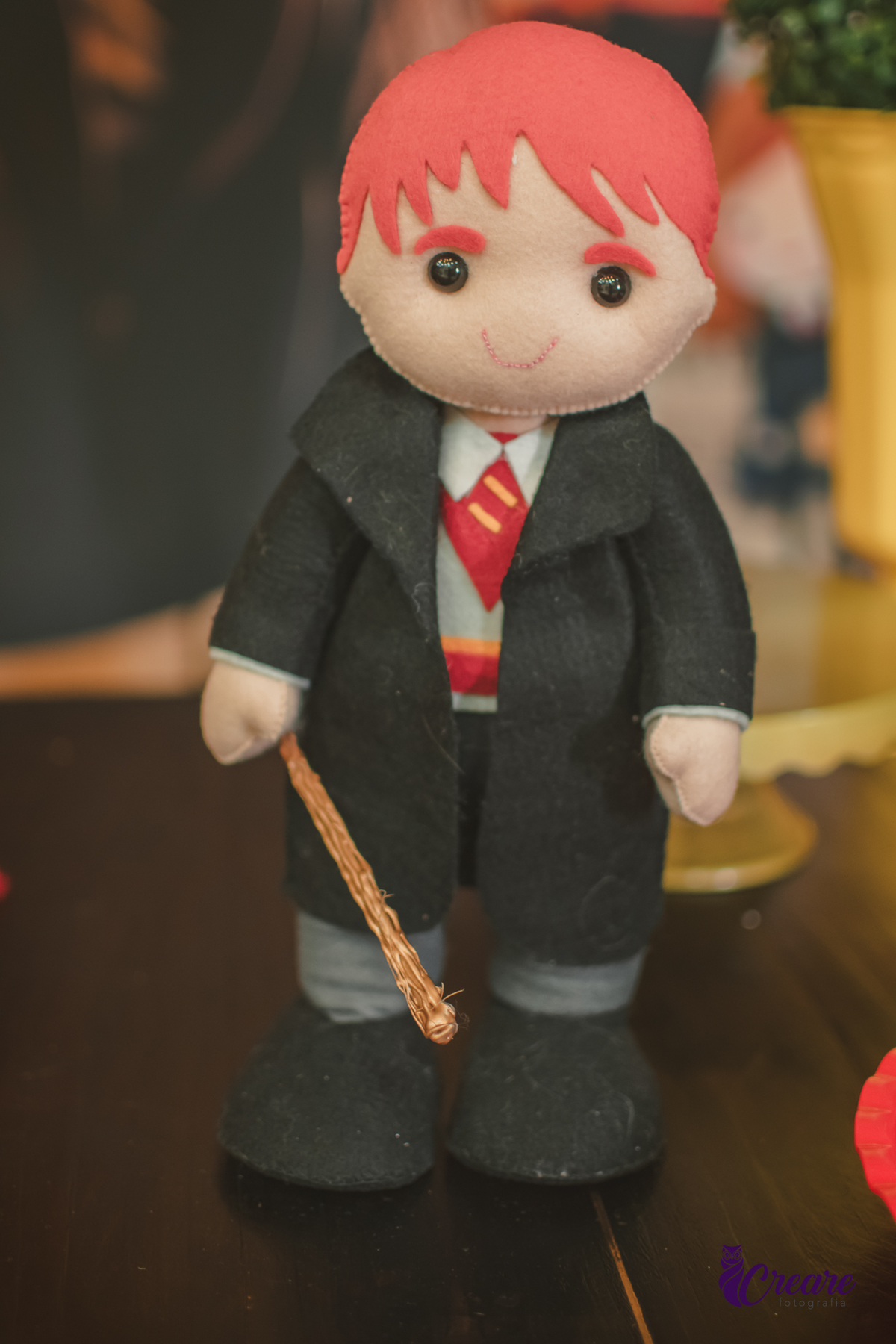 Fotografia de aniversário infantil, festa de 8 anos com tema Harry Potter. Festa infantil no Buffet Espaço Villas Kidas em São Bernardo do Campo. Fotógrafo.