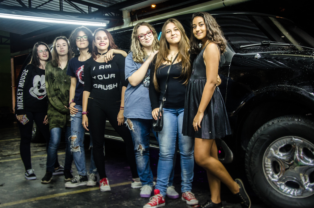 aniversário, debutante, 15 anos, limousine, festa, fotografia.