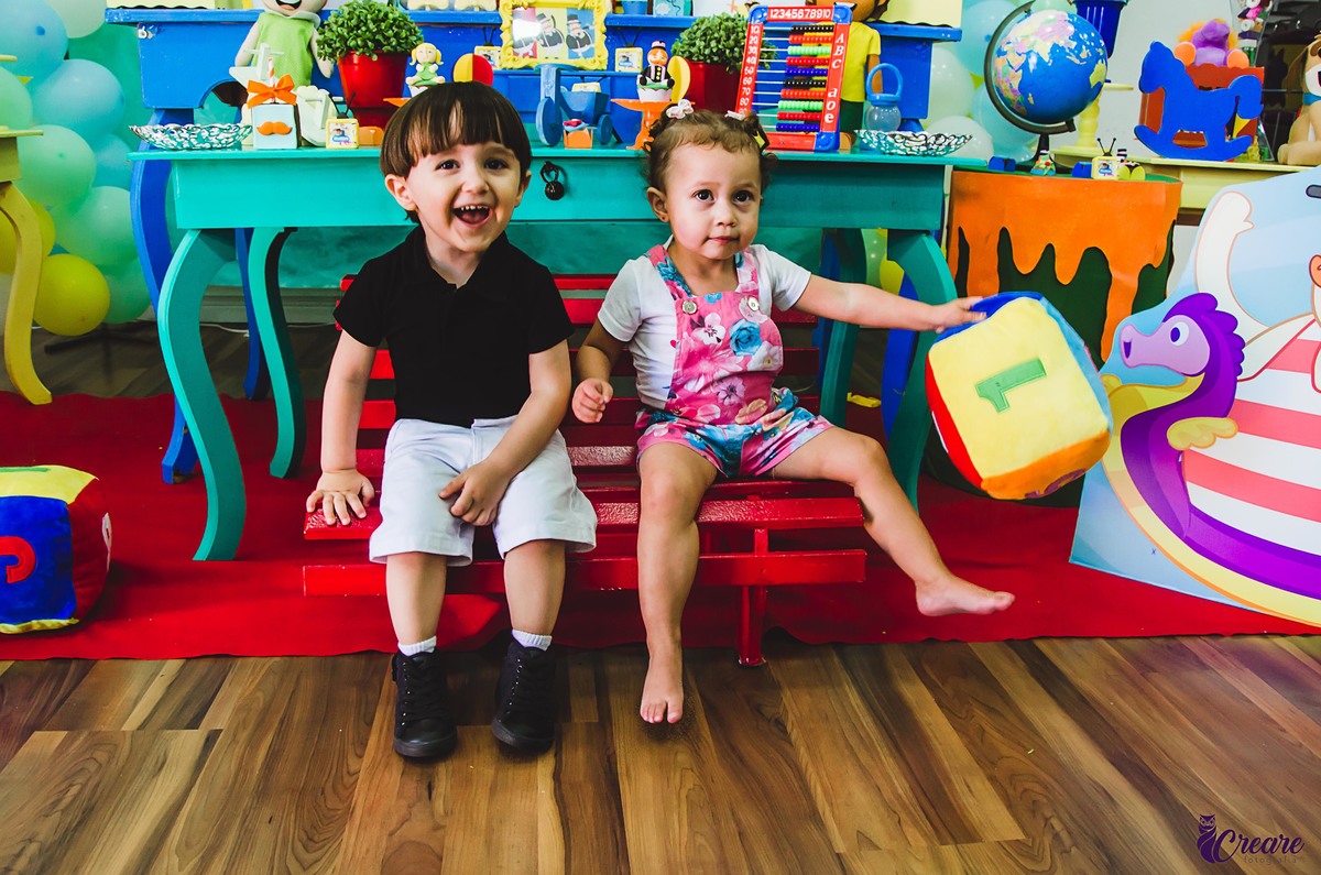 fotografia de aniversário infantil, família reunida e crianças se divertindo, em Santo André, abc Paulista. 