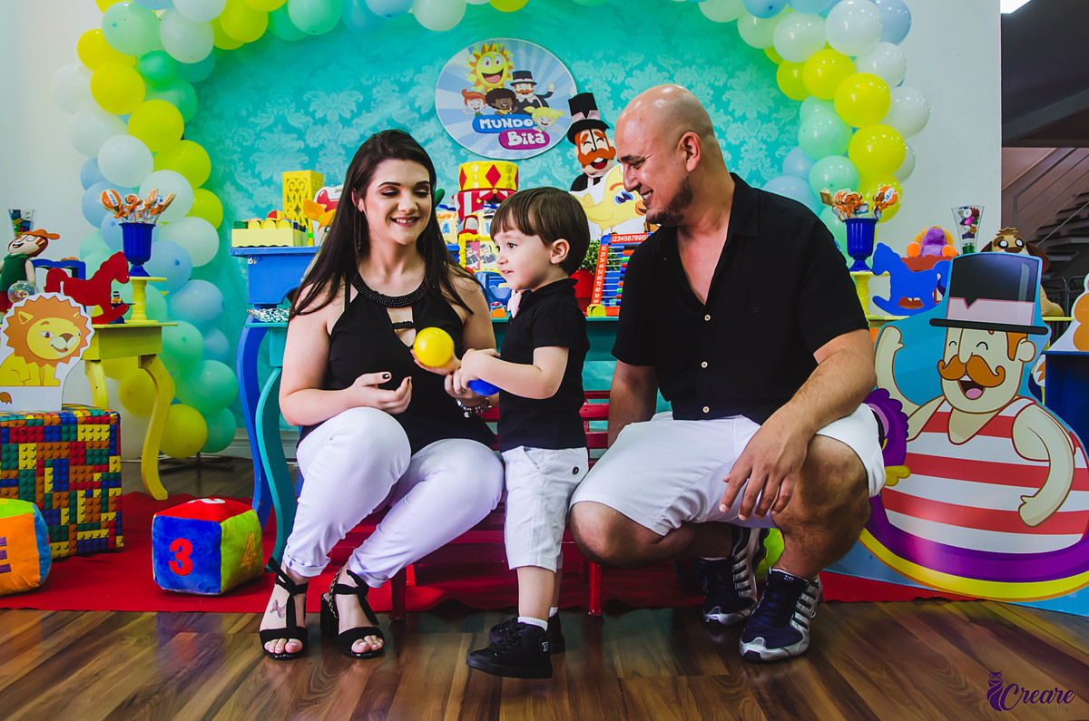 fotografia de aniversário infantil, família reunida e crianças se divertindo, em Santo André, abc Paulista. 