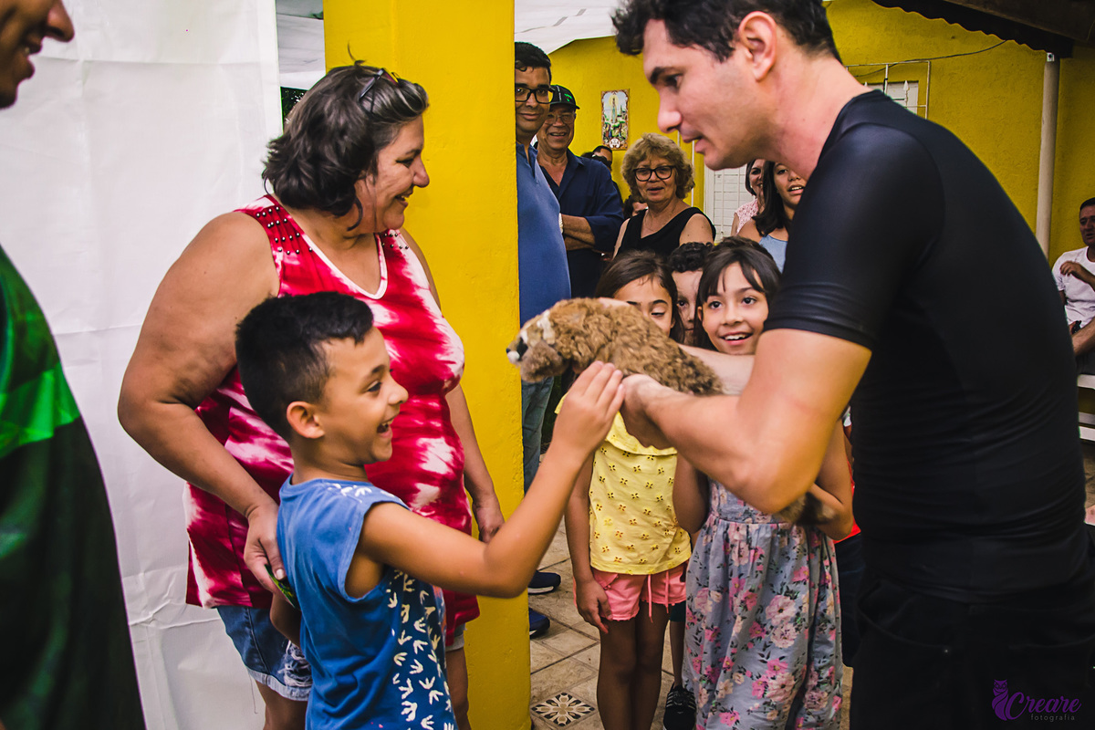 Fotografia de Aniversário infantil em mauá, são paulo, aniversário de três anos, festa animada com mágico e palhaço, fotografia espontânea de aniversário com tema Dragon Ball Z. 