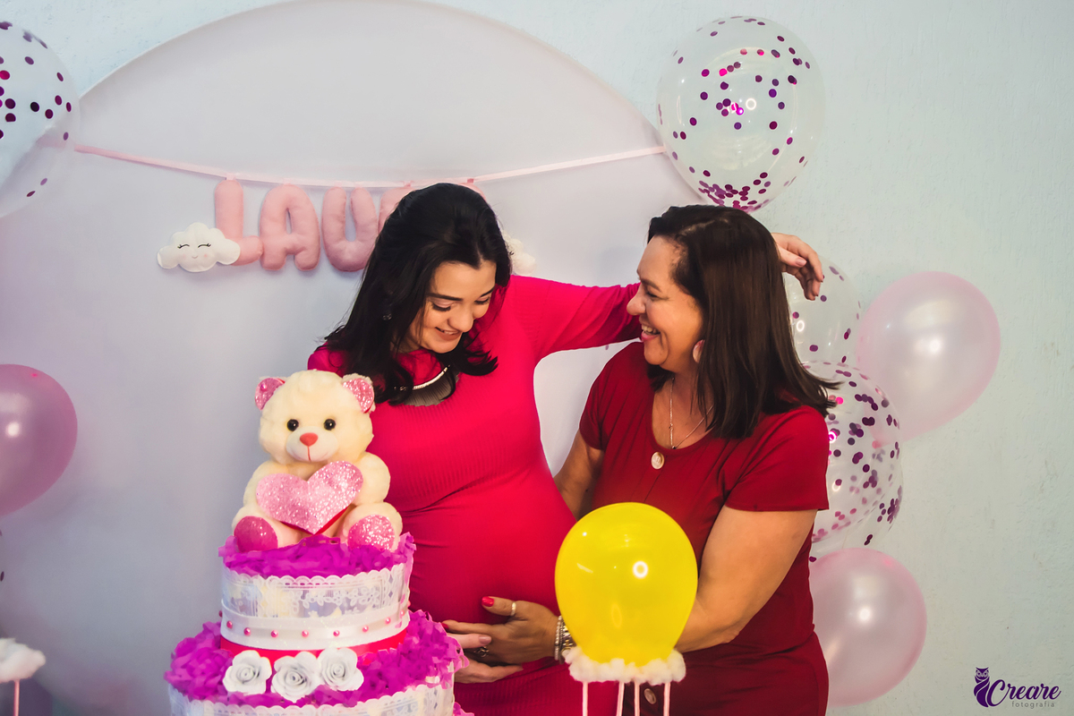 Fotografia de chá de bebê, decoração, chá de bebê de menina. Evento em São Bernardo do Campo.