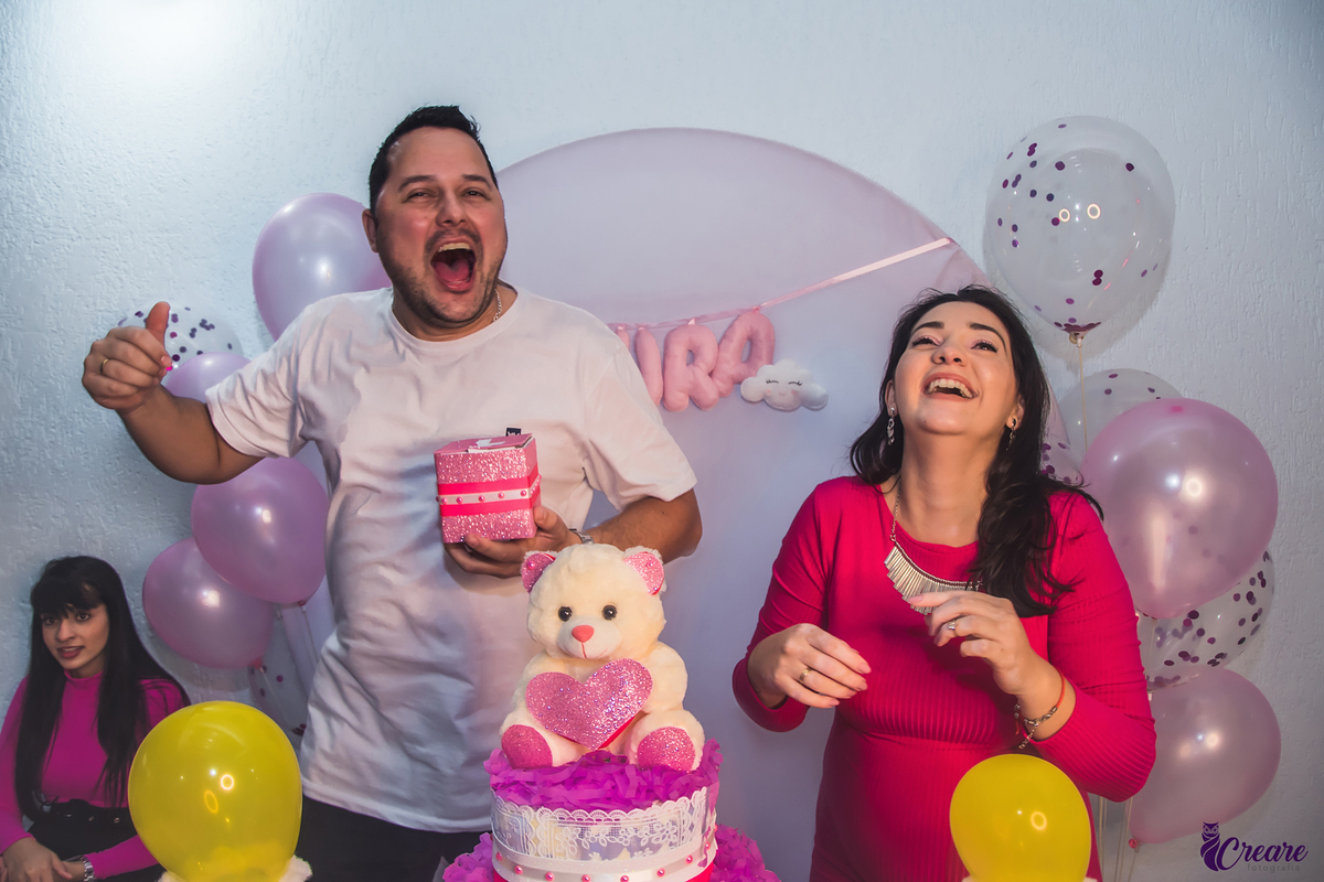 Fotografia de chá de bebê, decoração, chá de bebê de menina. Evento em São Bernardo do Campo.