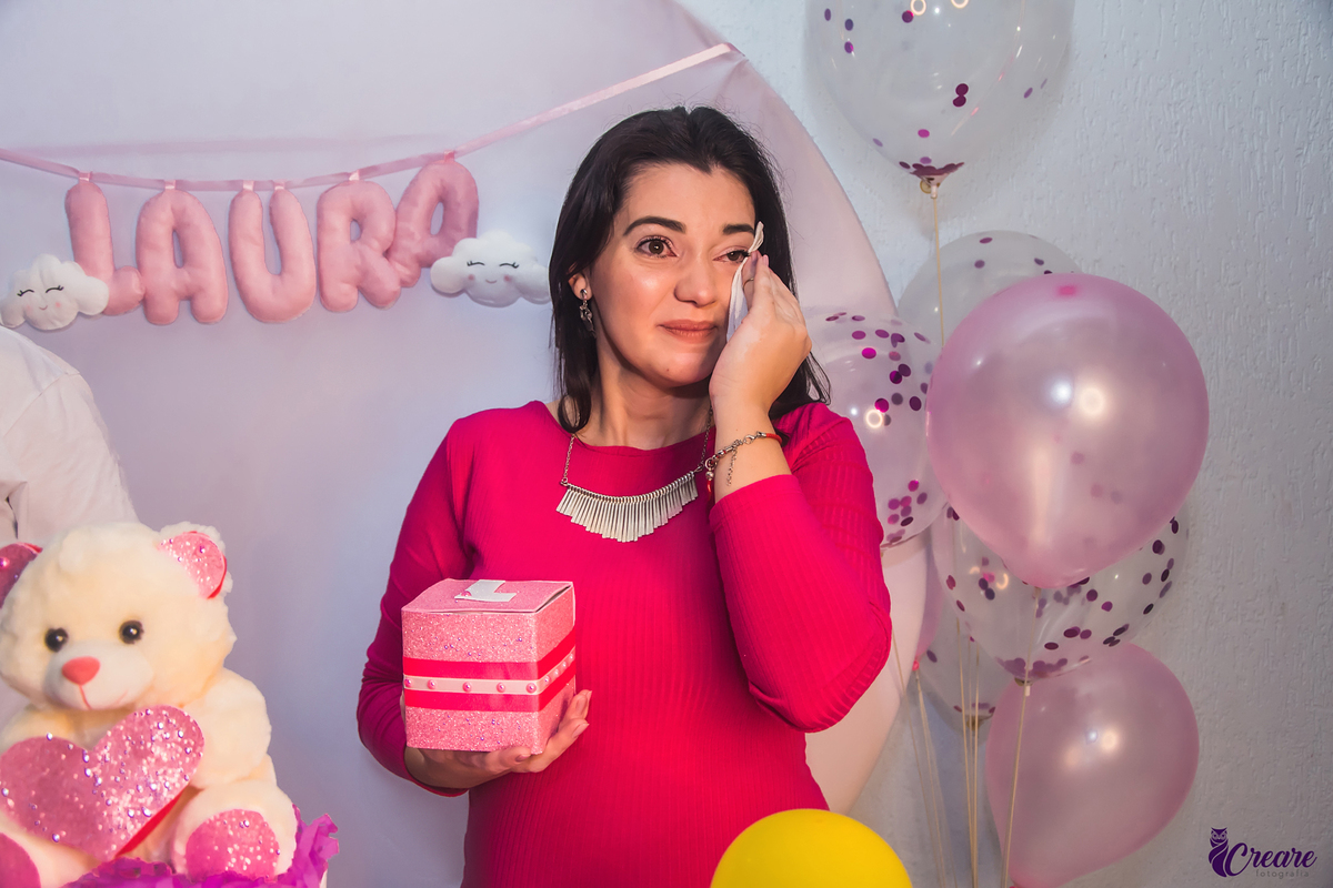 Fotografia de chá de bebê, decoração, chá de bebê de menina. Evento em São Bernardo do Campo.