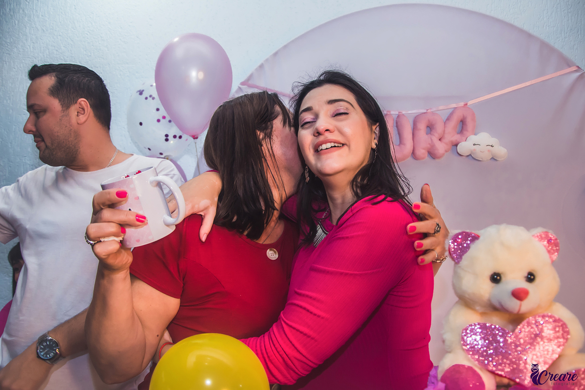 Fotografia de chá de bebê, decoração, chá de bebê de menina. Evento em São Bernardo do Campo.