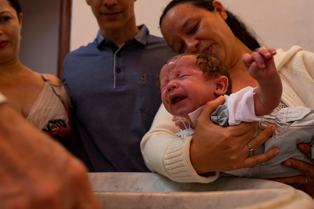 Batizado na Paróquia Nossa Senhora da Luz, no Alto da Boa Vista, Rio de Janeiro