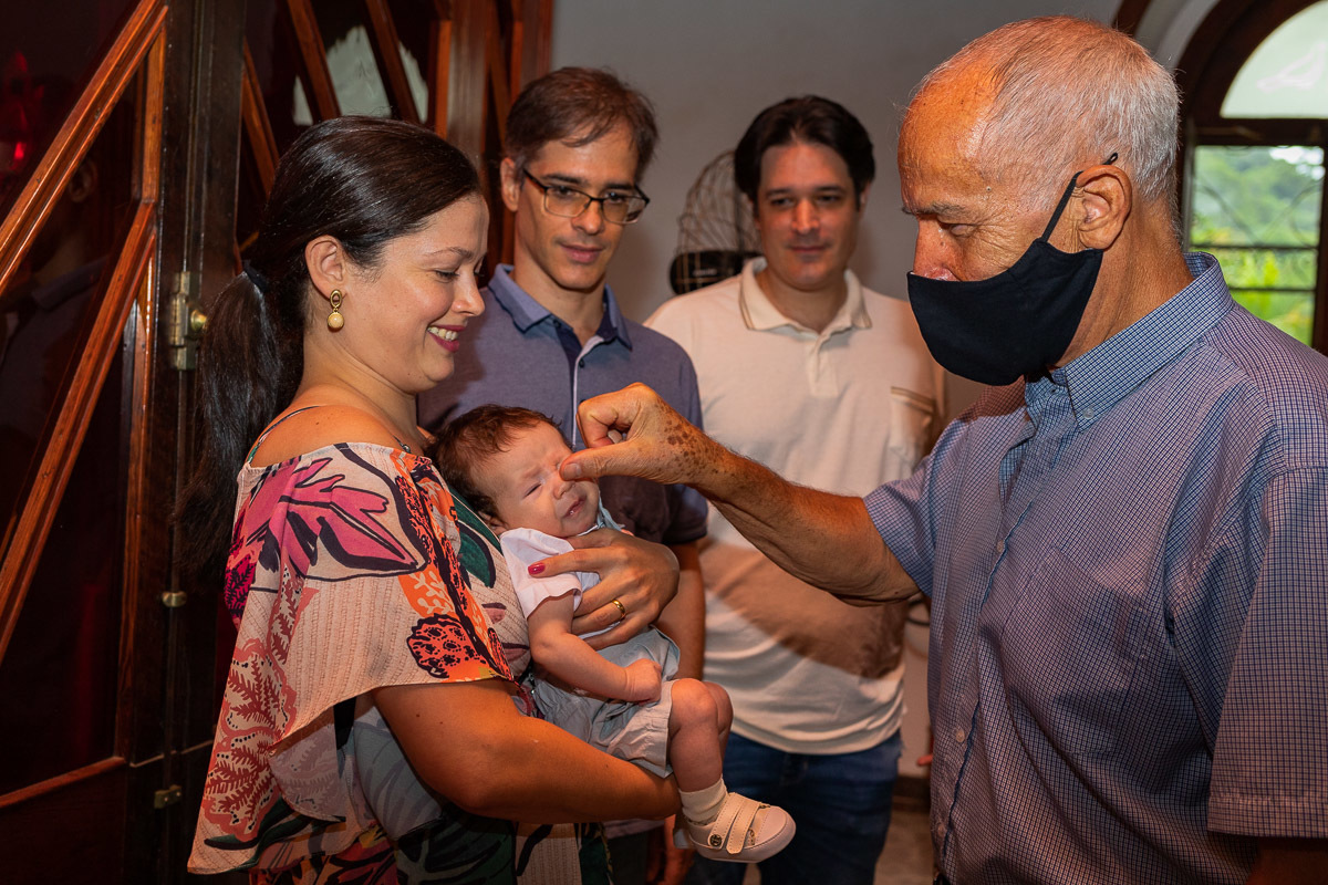 Batizado na Paróquia Nossa Senhora da Luz, no Alto da Boa Vista, Rio de Janeiro