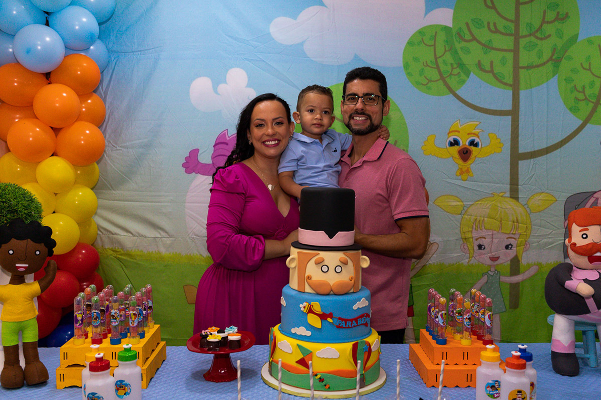 Fotografia de Aniversário Infantil, tema Mundo Bita, Casa de Festa Sussuca
