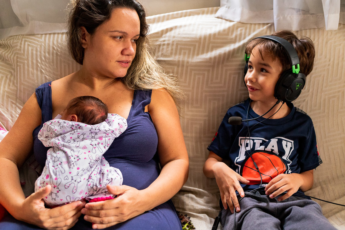 Fotografia Documental de Família, Ensaio Documental de Família, Ensaio de Família em casa no Rio de Janeiro