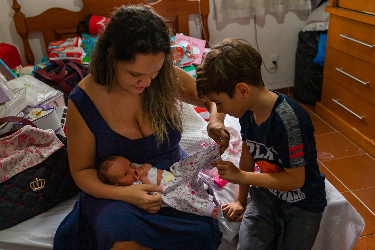 Fotografia Documental de Família, Ensaio Documental de Família, Ensaio de Família em casa no Rio de Janeiro