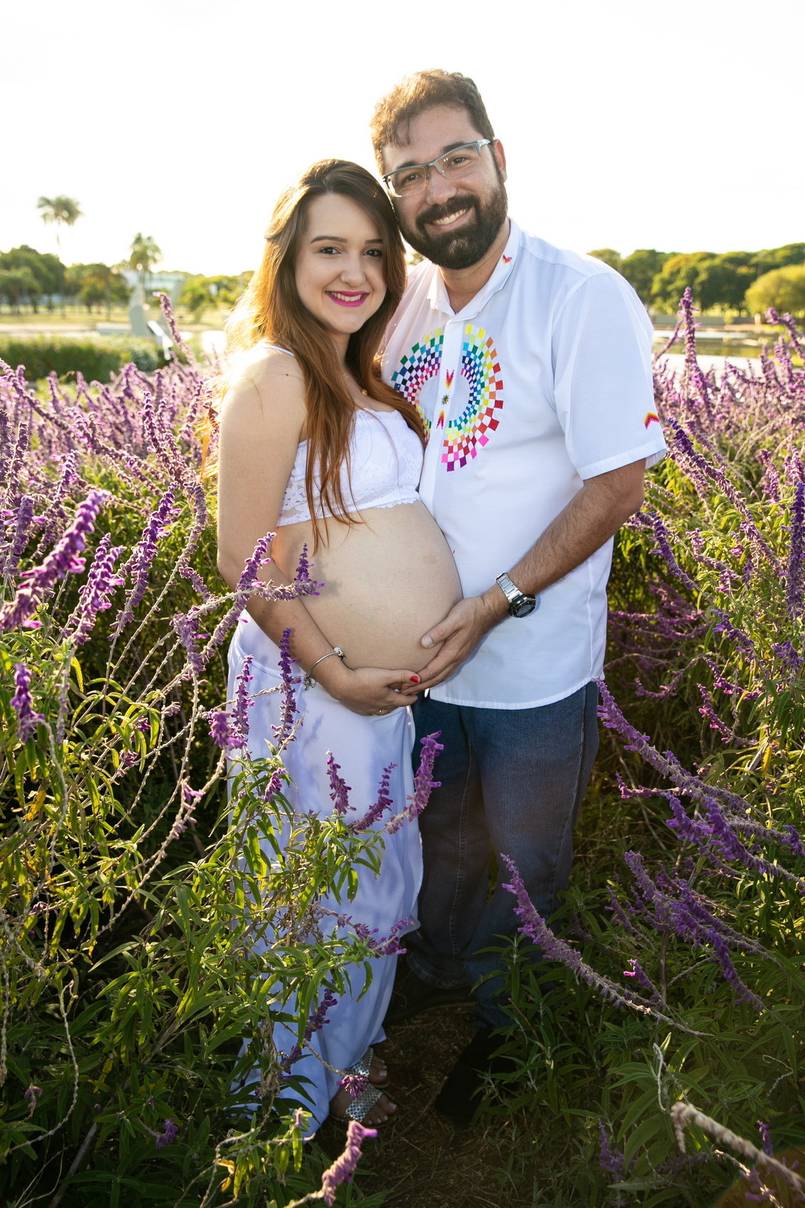 Praça dos Cristais SMU - Ensaio Gestante