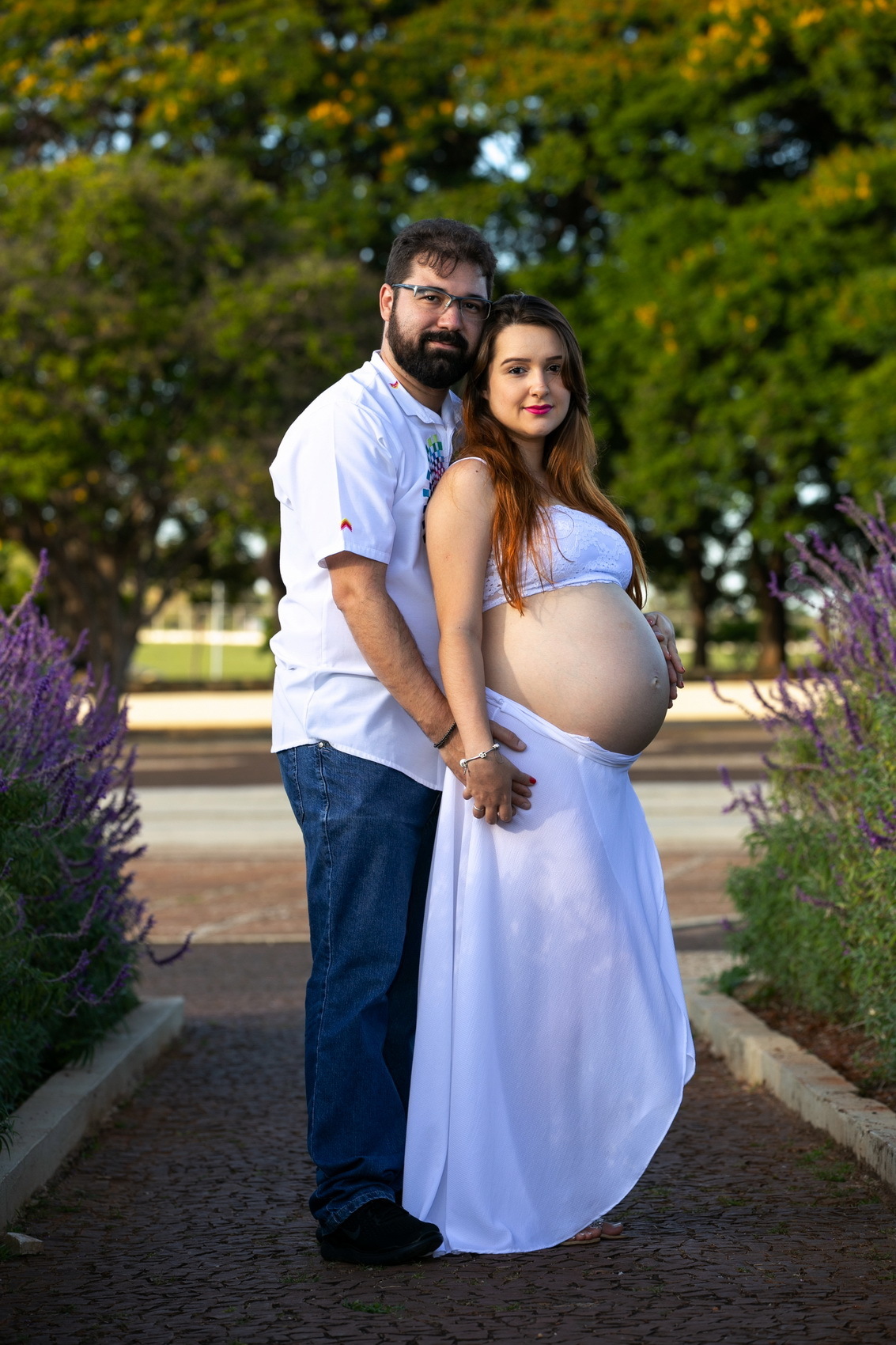 Praça dos Cristais SMU - Ensaio Gestante