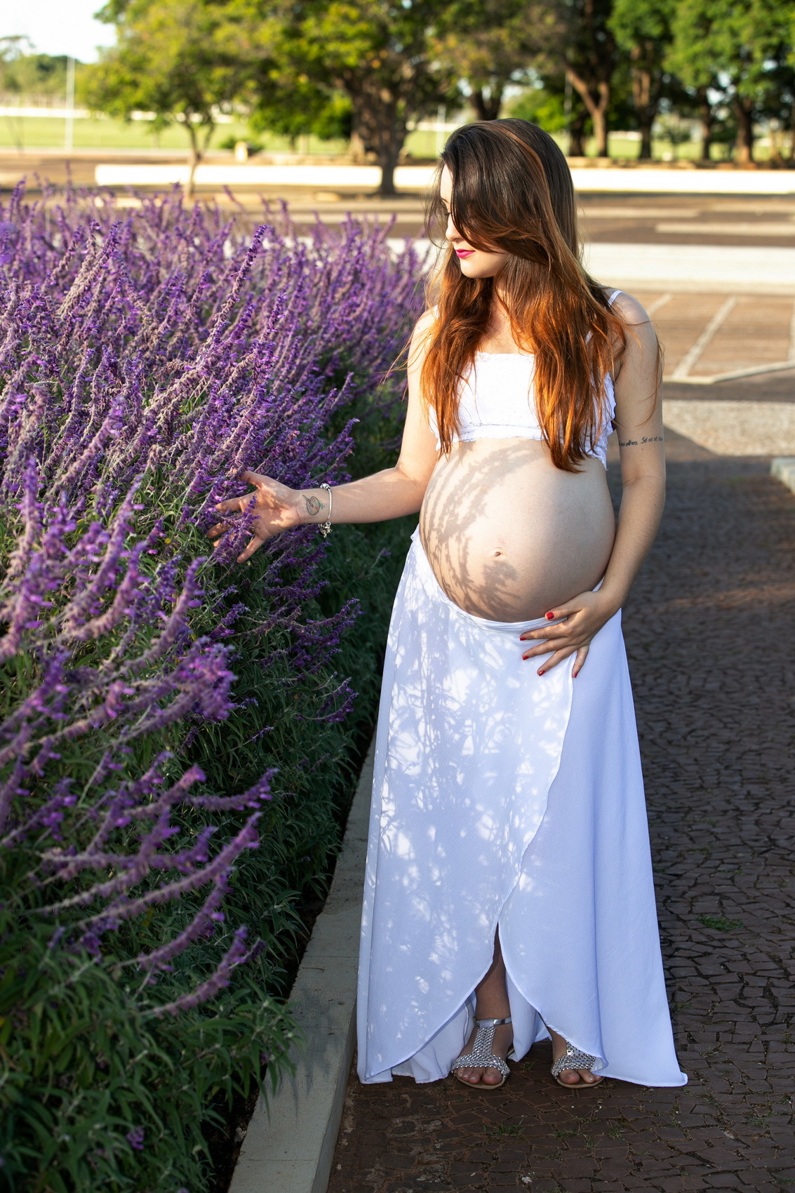 Praça dos Cristais SMU - Ensaio Gestante