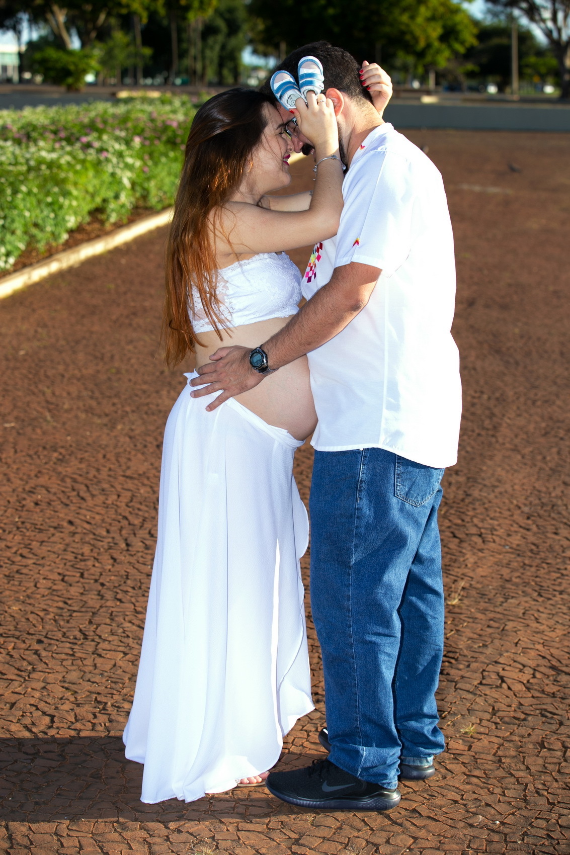 Praça dos Cristais SMU - Ensaio Gestante