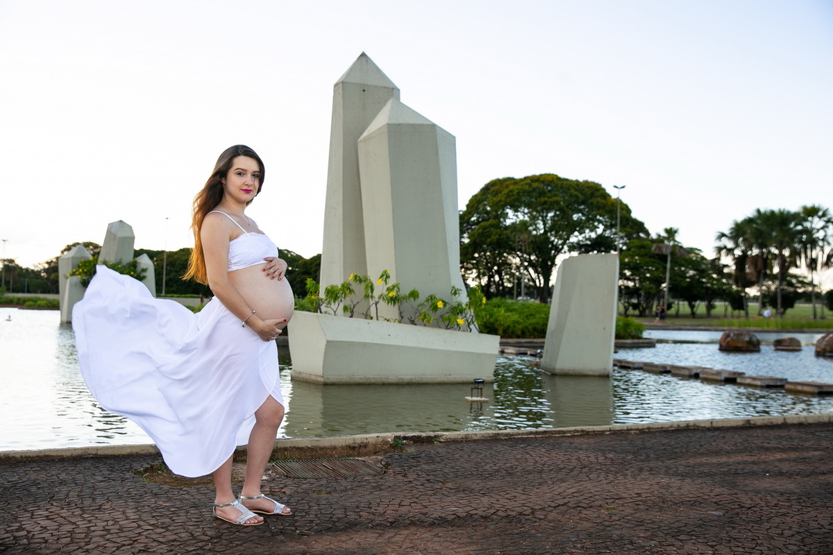 Praça dos Cristais SMU - Ensaio Gestante