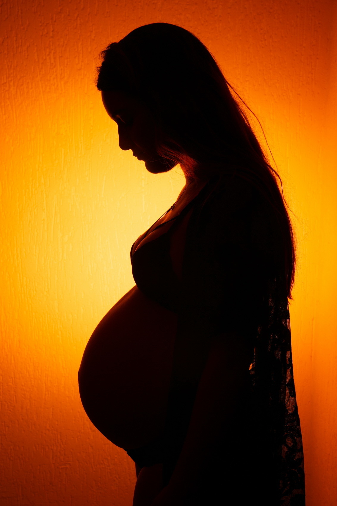 Ensaio Gestante - Contra luz