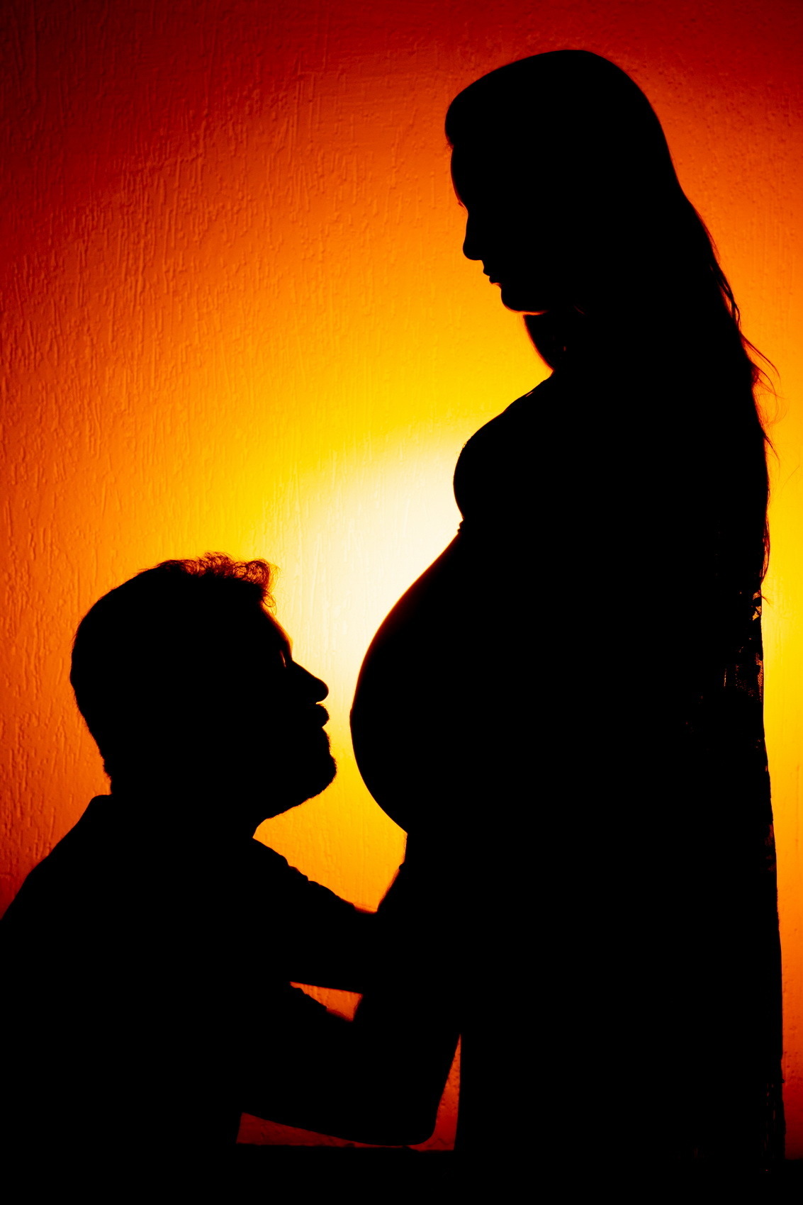 Ensaio Gestante - Contra luz