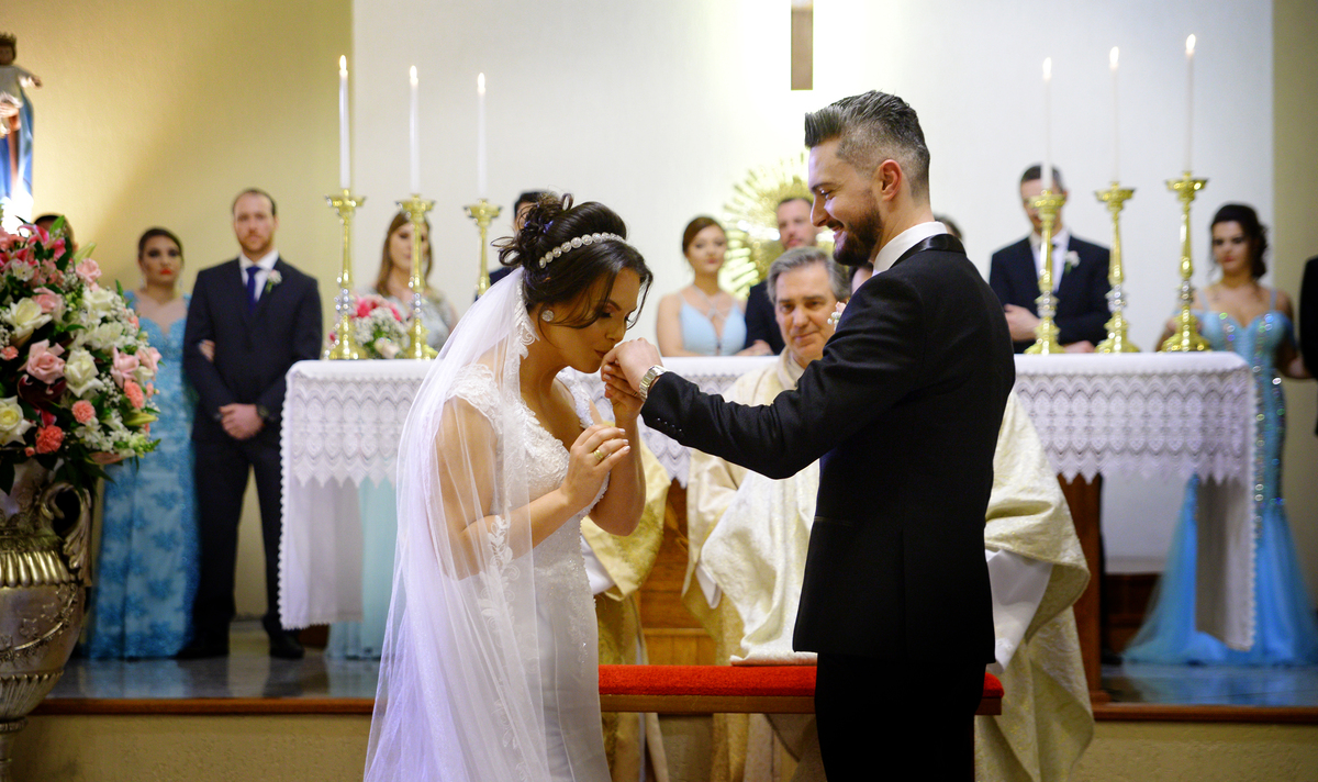 a cerimonia na igreja São Luis da 6 légua