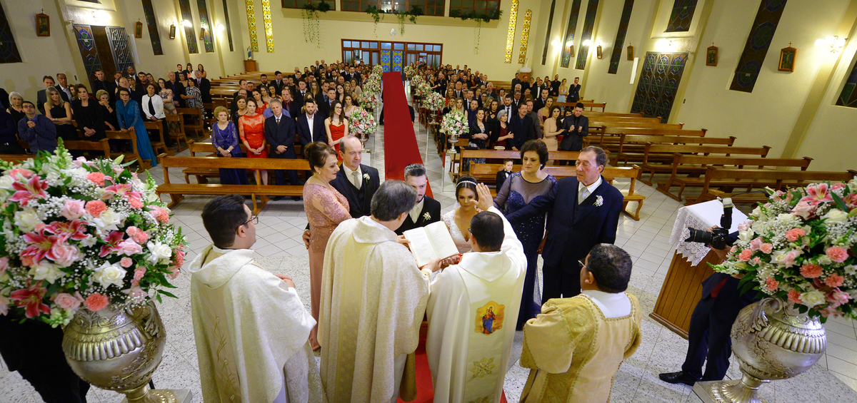 a cerimonia na igreja São Luis da 6 légua