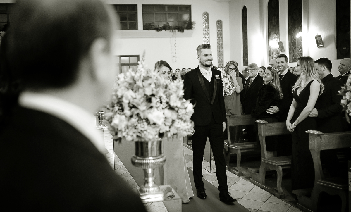 a cerimonia na igreja São Luis da 6 légua